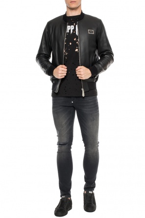 Leather bomber jacket, zdjęcie 2 Leather bomber jacket od Philipp Plein